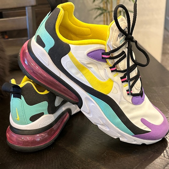 Nike Air Max 270 React Multicolor Sneakers - Picture 2 of 4